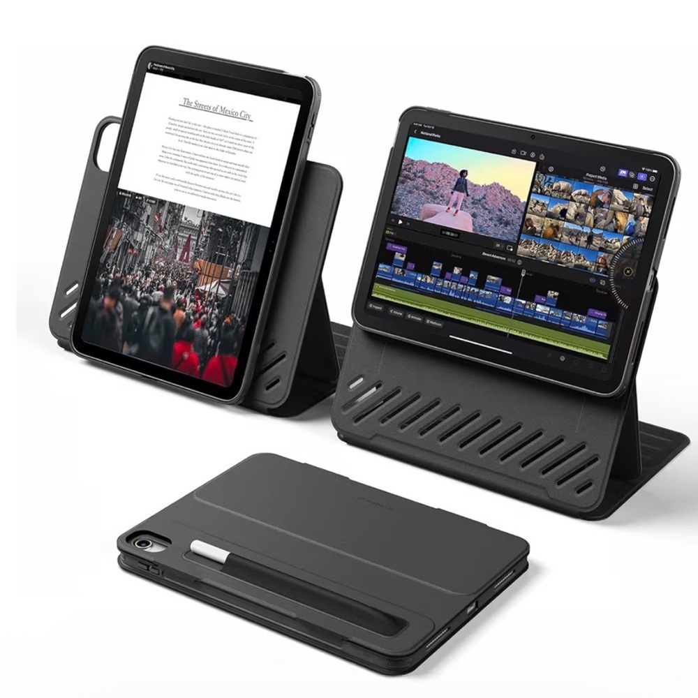 ESR For IPad Air 11 Inch Magnetic Tablet Case - Black